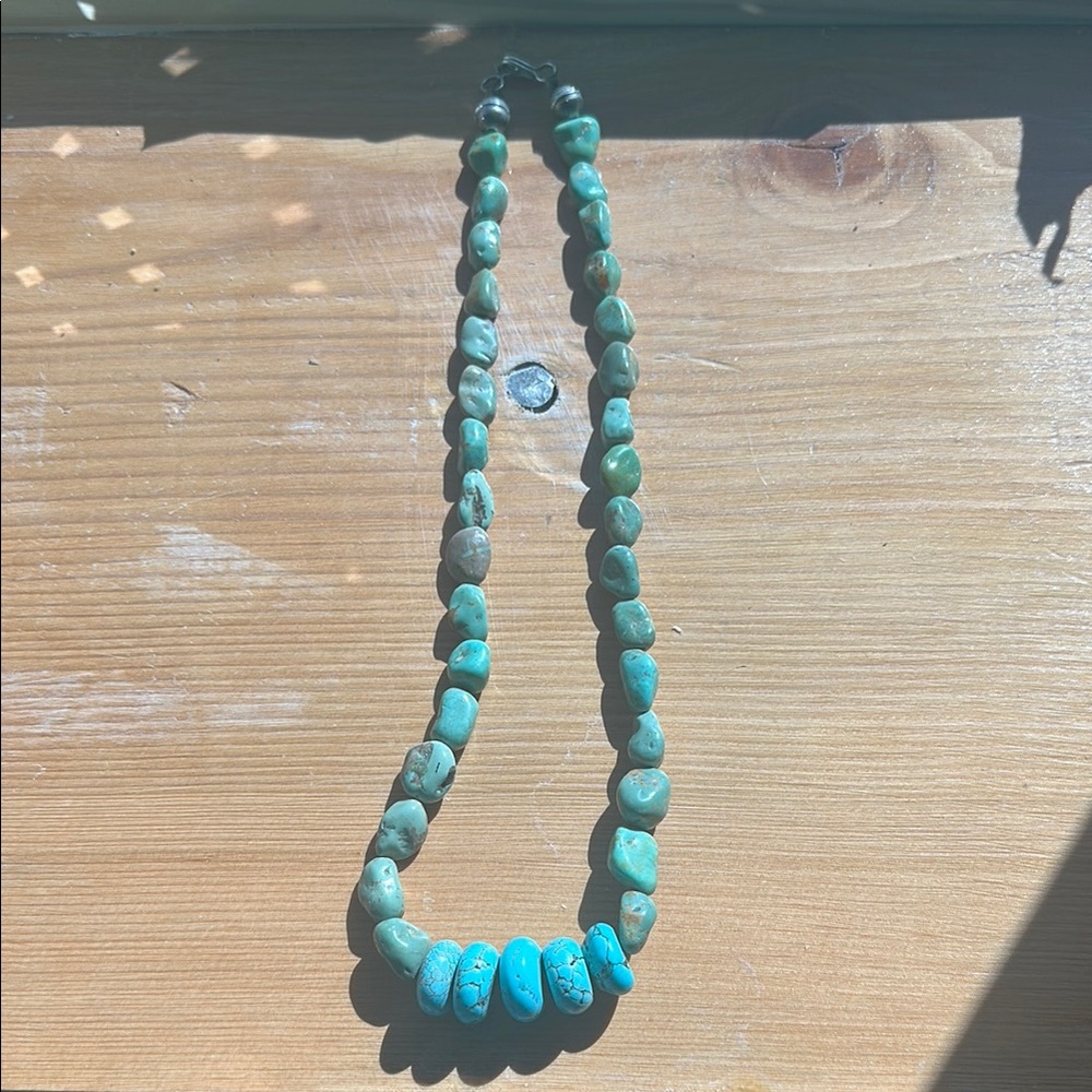 Native American Turquoise Beaded Necklace